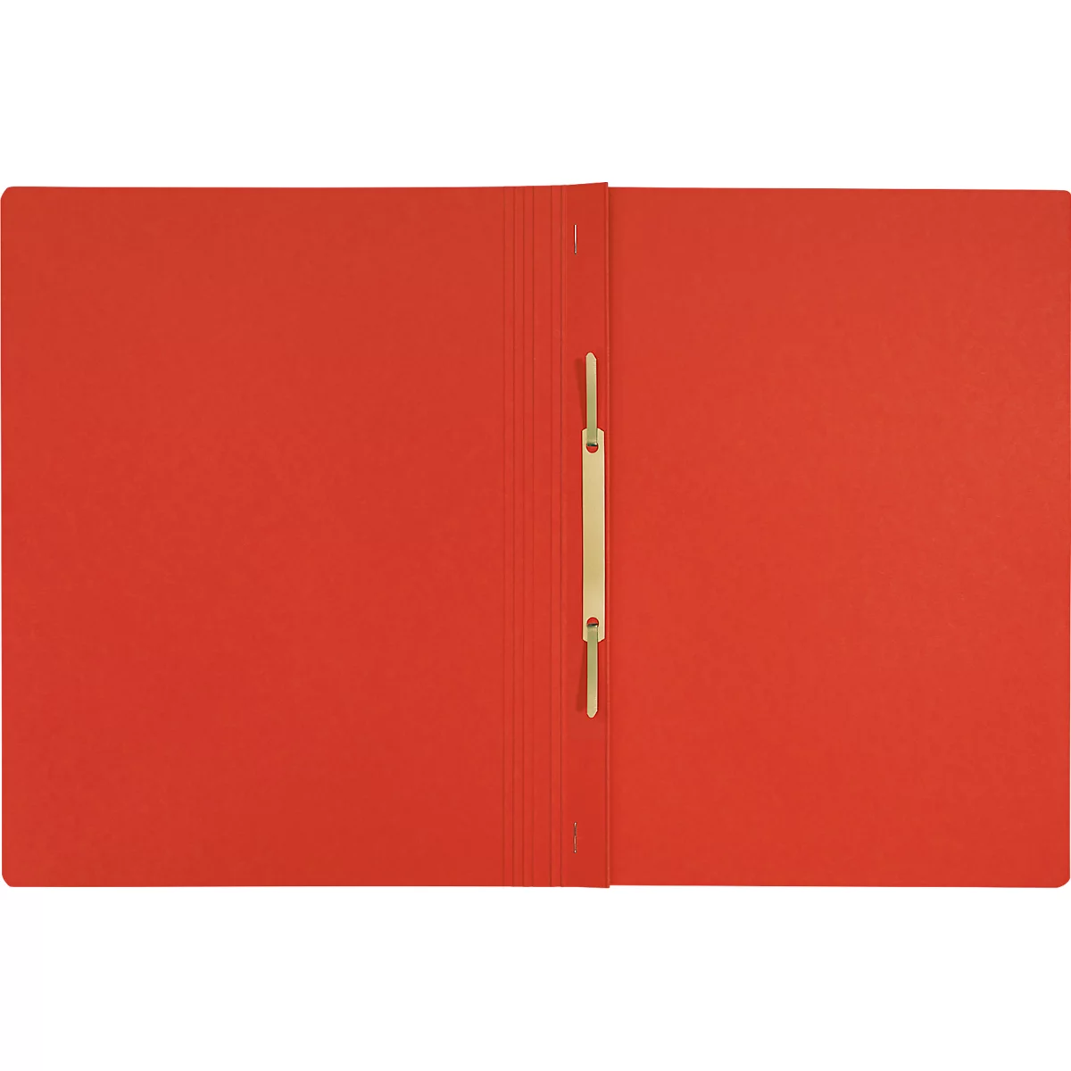 Leitz® Schnellhefter Recycle, Format A4, bis zu 250 Blatt, Heftmechanik, 100 % recycelbar, Blauer Engel, Recyclingkarton, rot