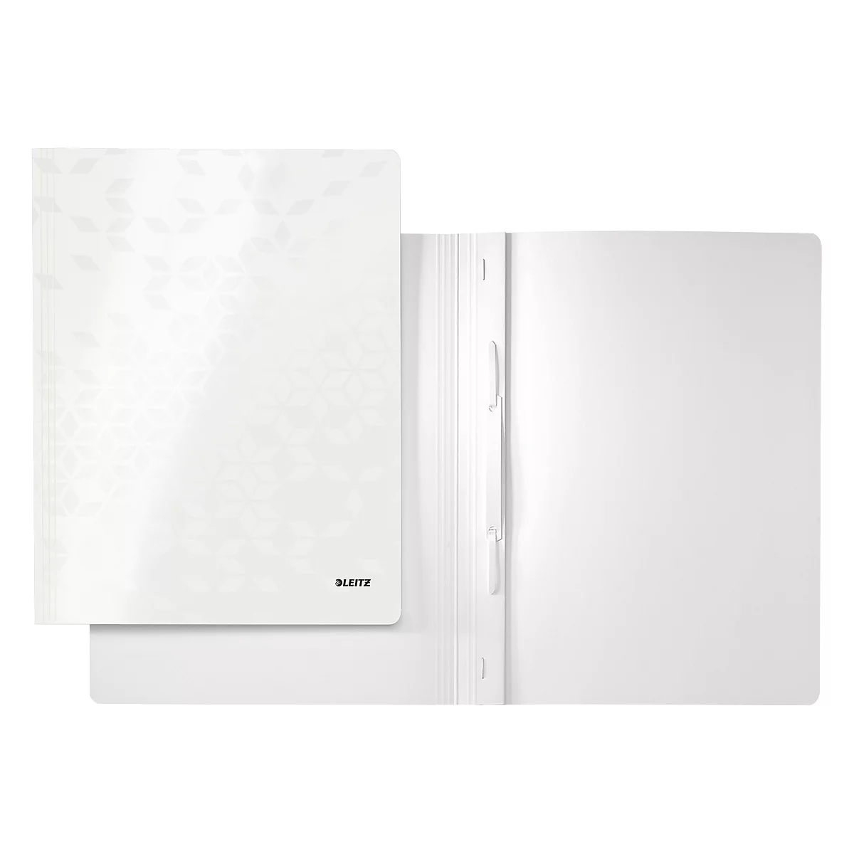 LEITZ Schnellhefter WOW, DIN A4, weiss
