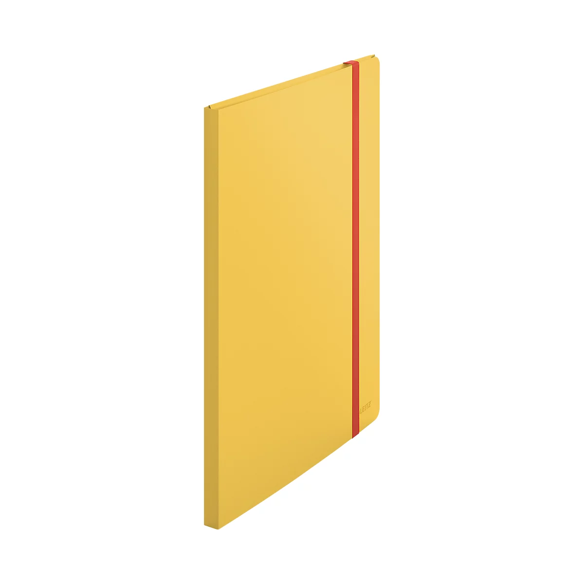 Leitz® Sichtbuch Cosy, A4-Format, 20 transparente Hüllen für bis zu 40 Blatt, Stauraum für lose Blätter, Polypropylen, gelb