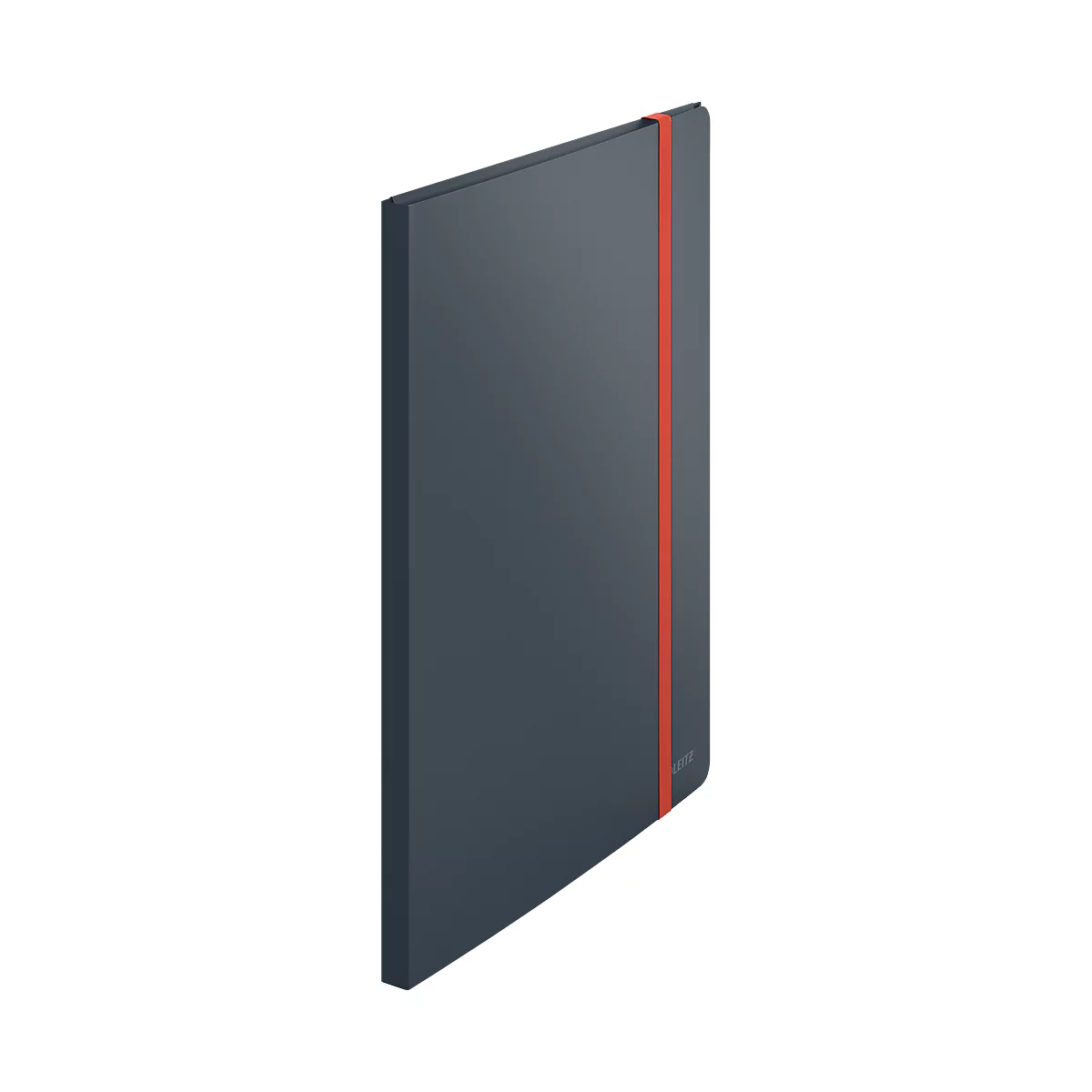 Leitz® Sichtbuch Cosy, A4-Format, 20 transparente Hüllen für bis zu 40 Blatt, Stauraum für lose Blätter, Polypropylen, grau