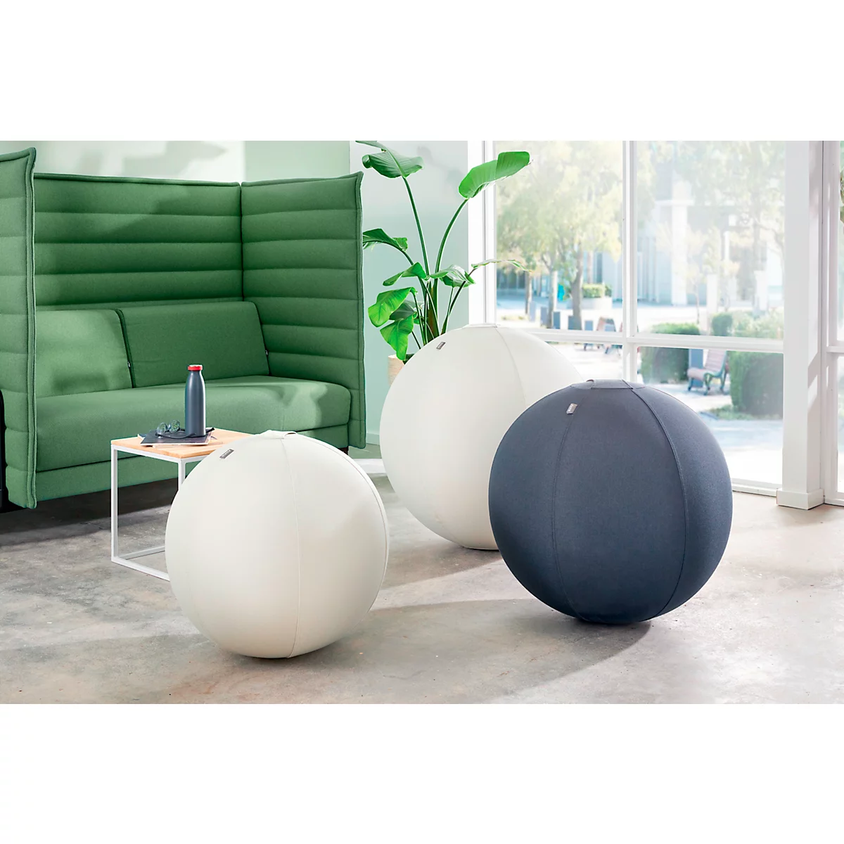 Leitz Sitzball Ergo Active, mit Anti-Wegroll-Design, Durchmesser- und Farbauswahl