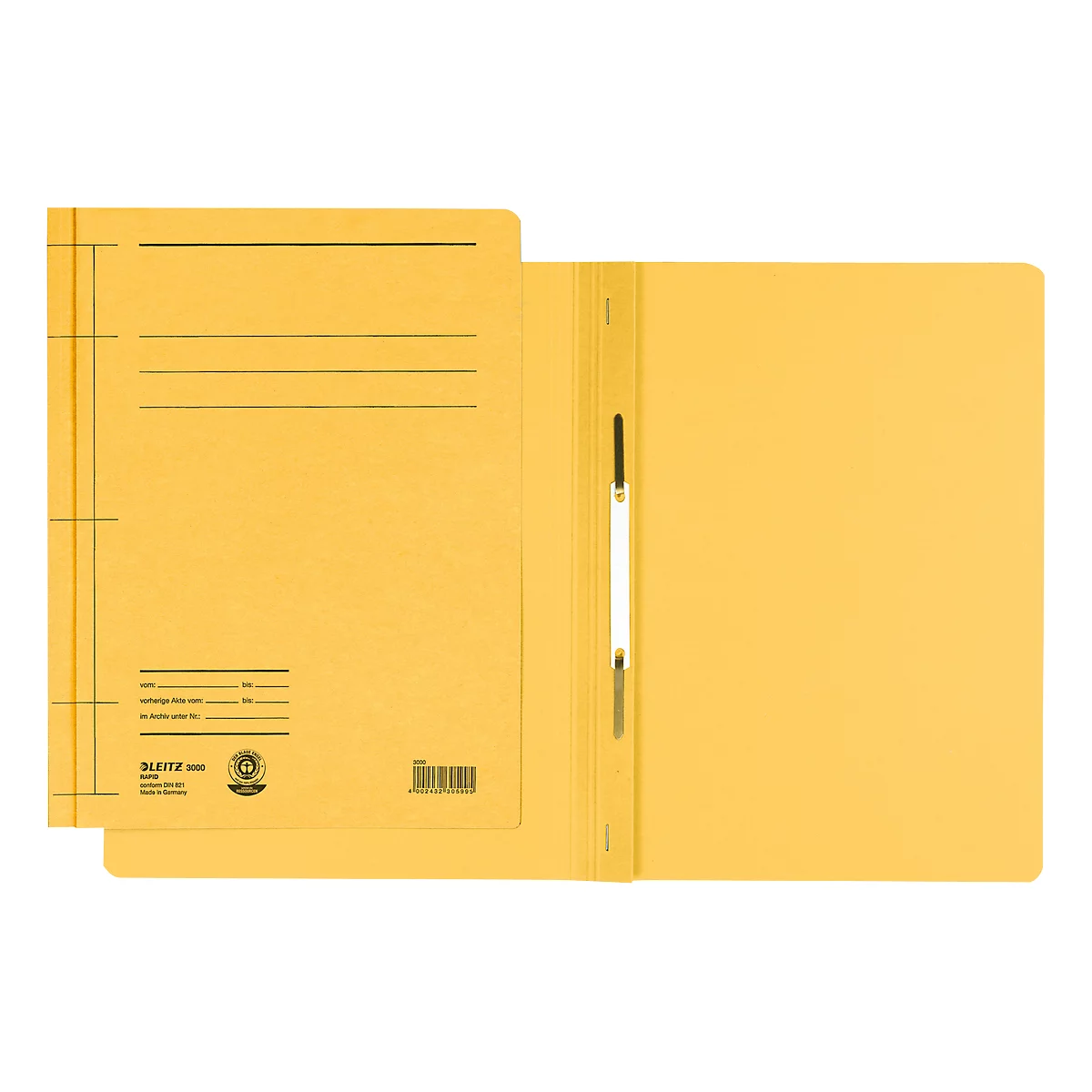 LEITZ® snelhechter Rapid, A4, karton, geel