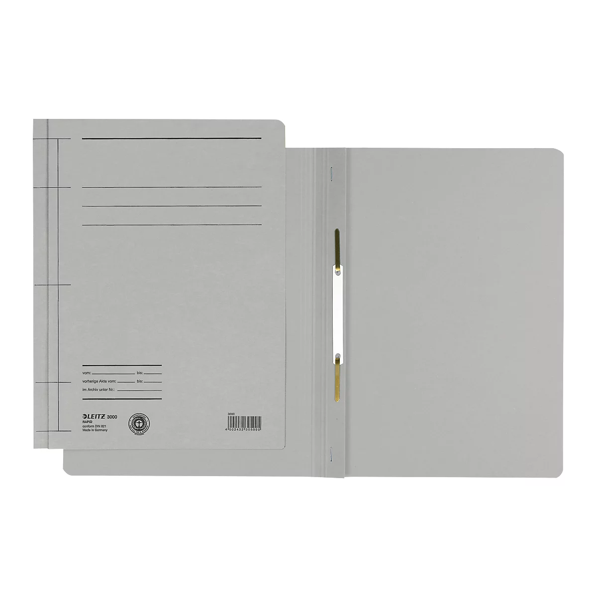 LEITZ® snelhechter Rapid, A4, karton, grijs