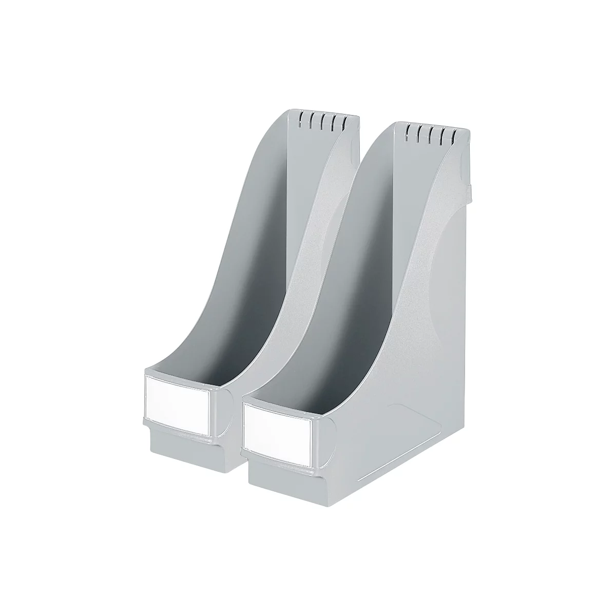 LEITZ® tijdschriftenhouder, A4, Polystyreen, 2 stuks, grijs