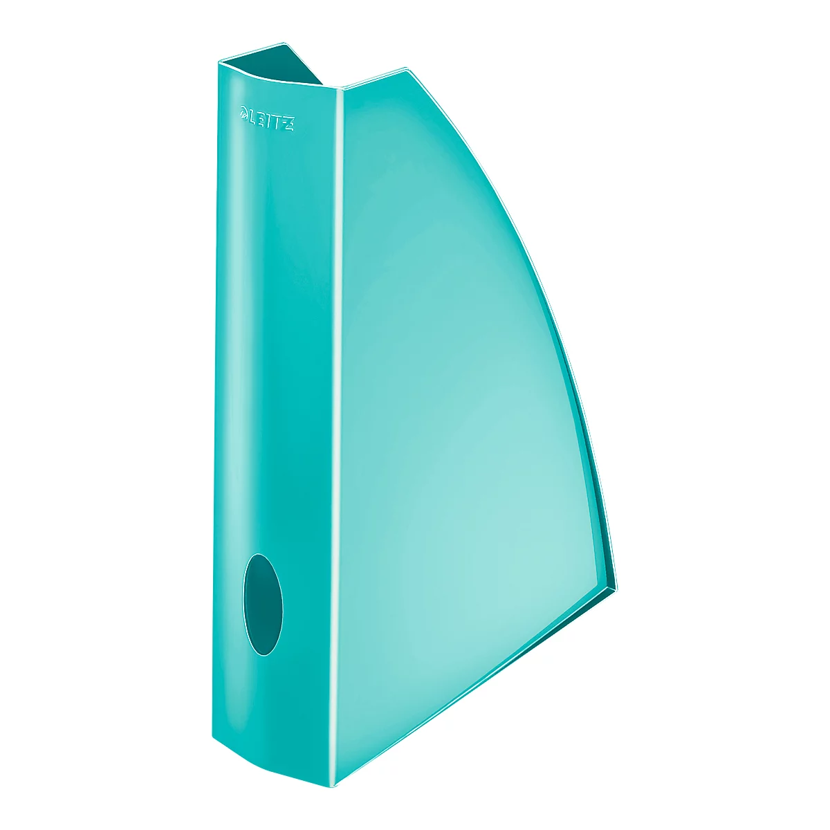 LEITZ® tijdschriftenhouder WOW 5277, breedte 75 mm, ijsblauw, 6 st.