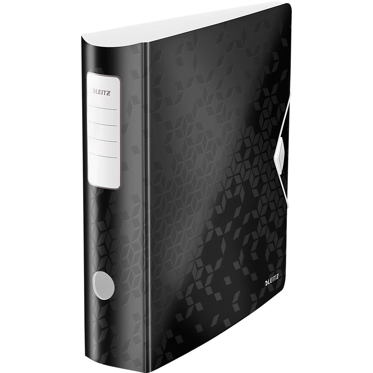 LEITZ® -Vijl Actief WOW, DIN A4, rugbreedte 82 mm, 5 stuks, zwart