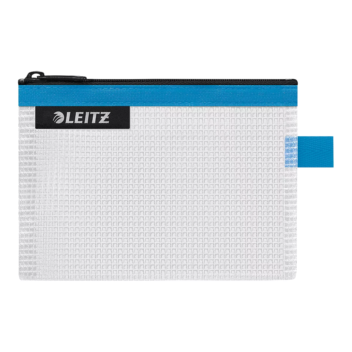 Leitz WOW Traveller ritszak, waterafstotend, transparant materiaal, maat S, blauw