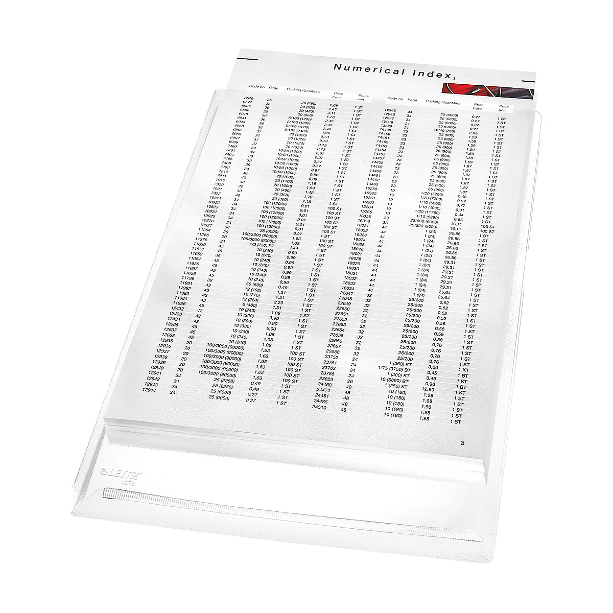 LEITZ® zichtmap Maxi 4056, A4, generfd, 5 stuks