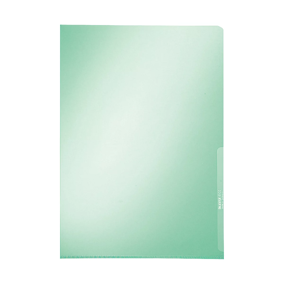 LEITZ® zichtmap Premium 4100, A4, glad, 100 stuks, groen