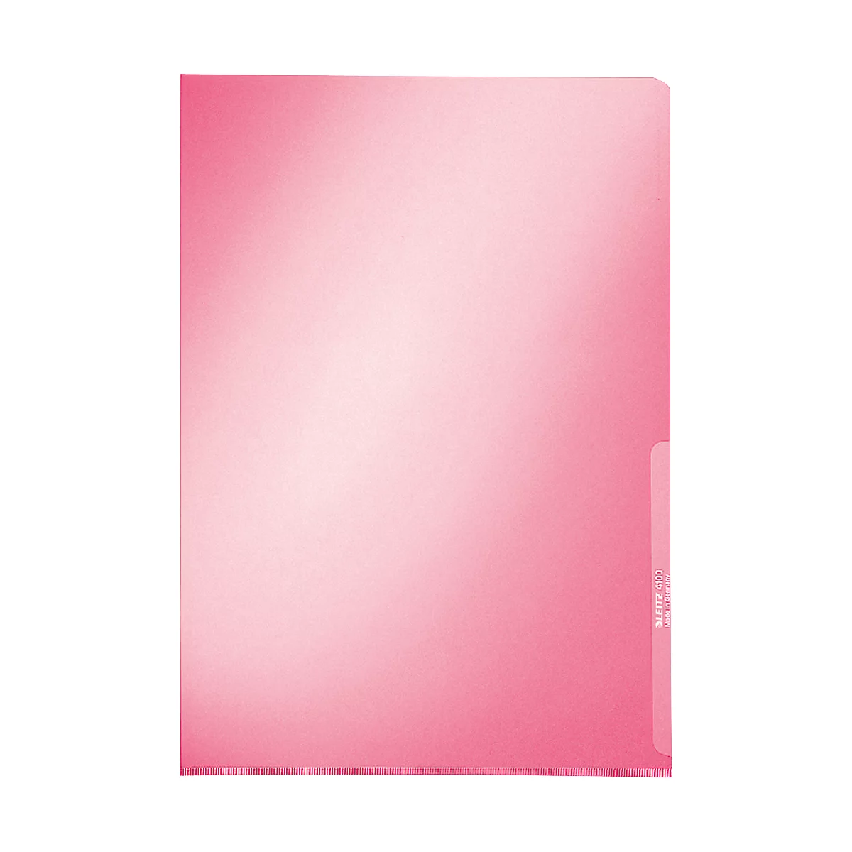 LEITZ® zichtmap Premium 4100, A4, glad, 100 stuks, rood