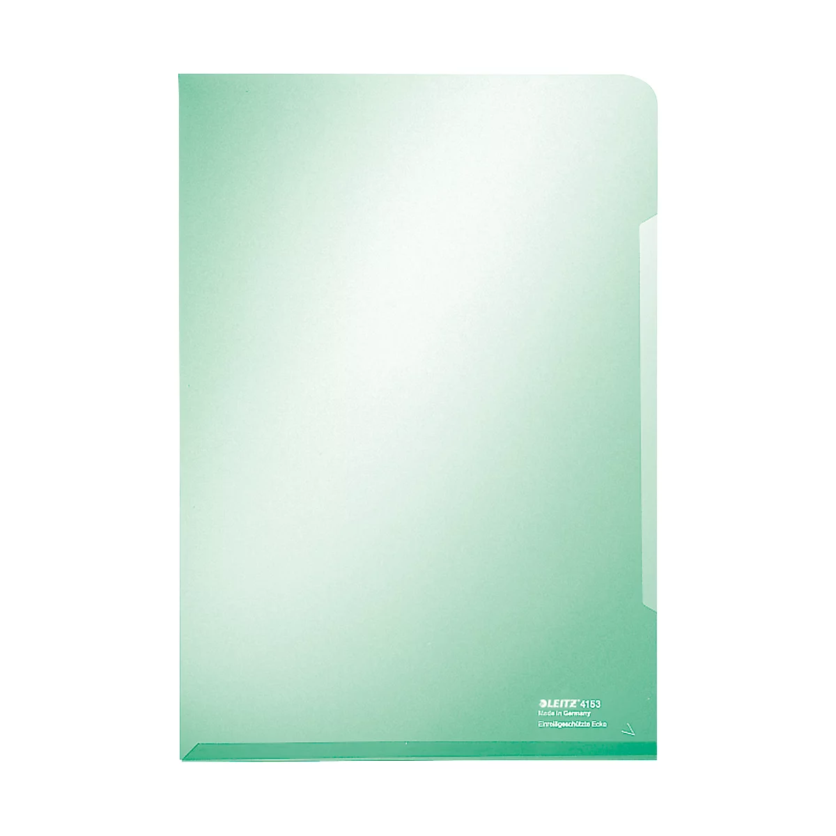 LEITZ® zichtmap Premium 4153, A4, glad, 100 stuks, groen