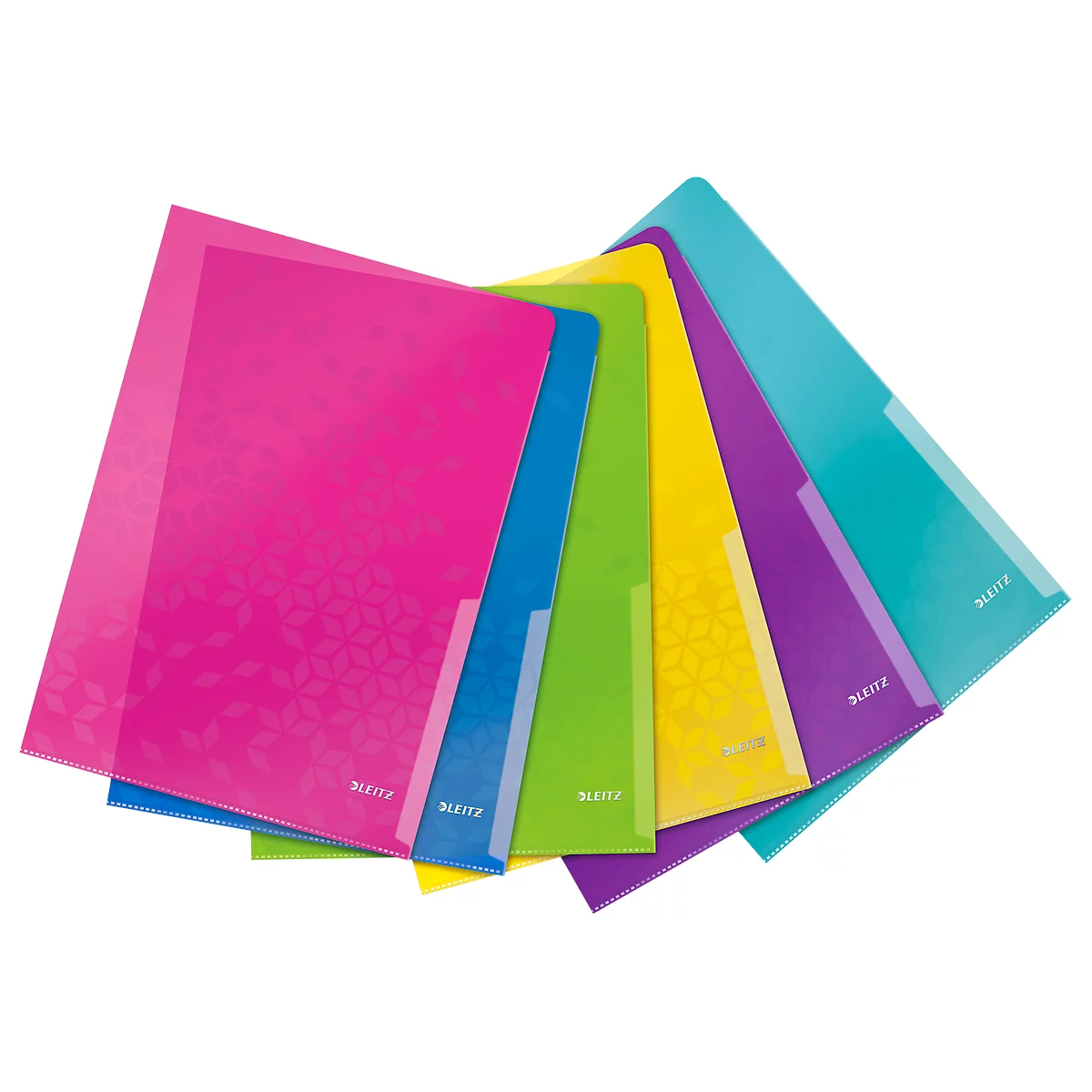 LEITZ® zichtmap Wow, A4, generfd, 6 stuks