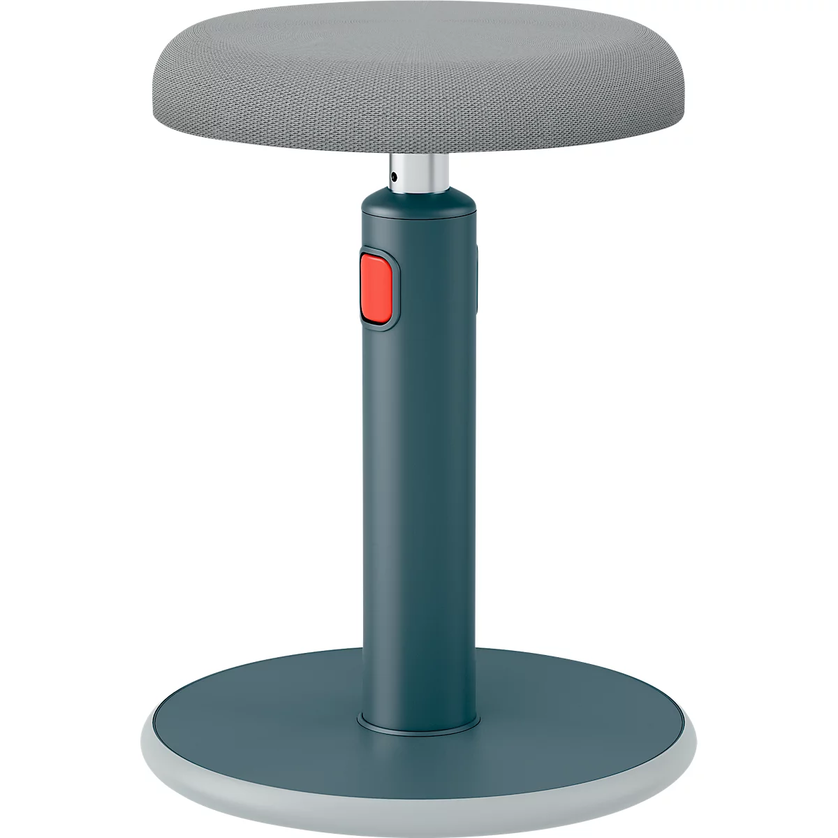 Leitz zit-sta kruk Ergo Cosy Active, B 370 x D 370 x H 460 - 790 mm, tot 110 kg, fluweelgrijs