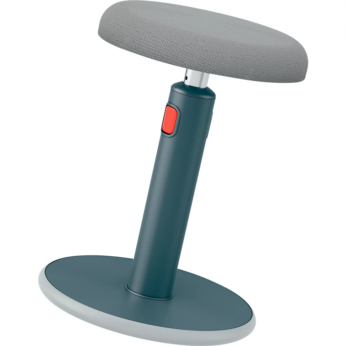 Leitz zit-sta kruk Ergo Cosy Active, B 370 x D 370 x H 460 - 790 mm, tot 110 kg, fluweelgrijs