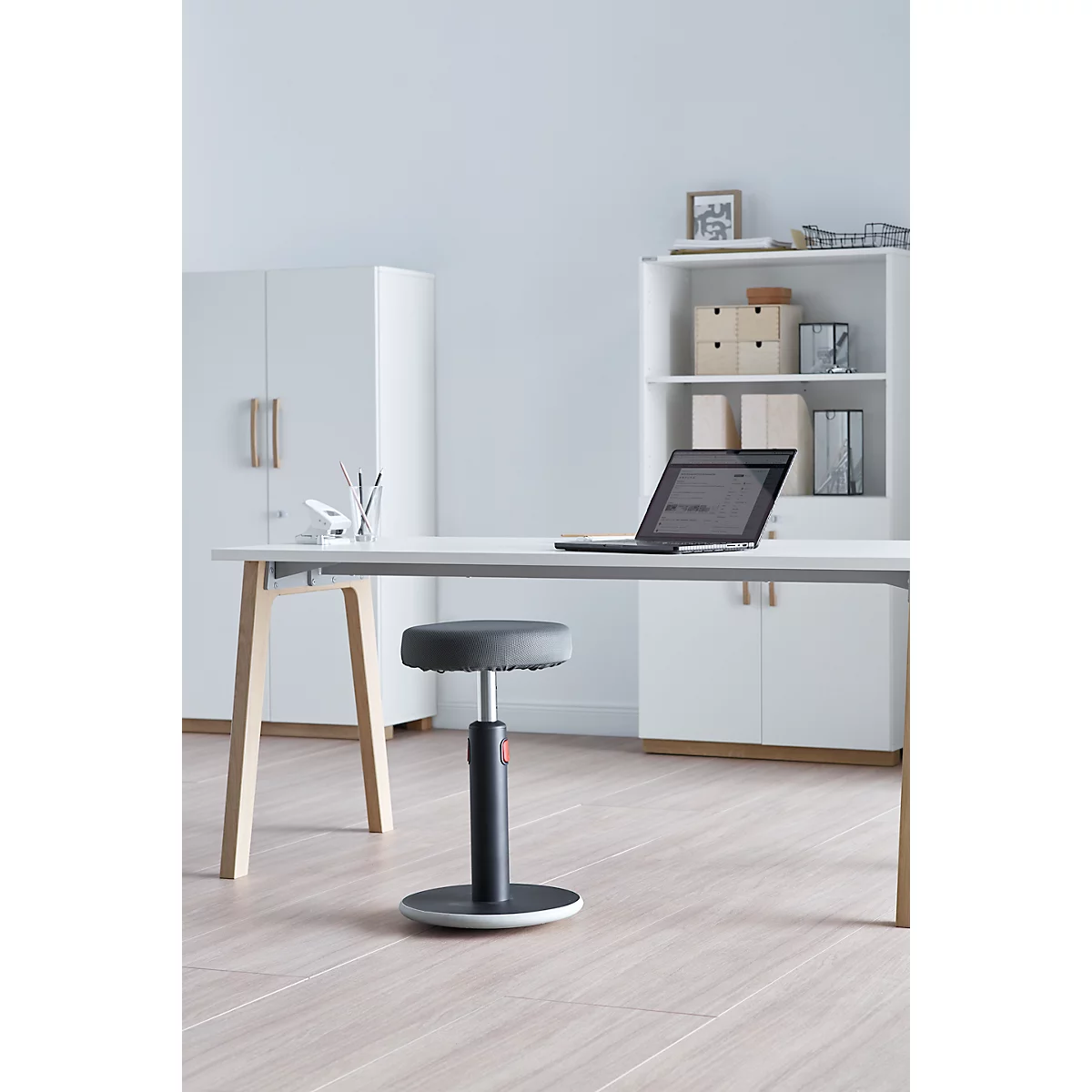 Leitz zit-sta kruk Ergo Cosy Active, B 370 x D 370 x H 460 - 790 mm, tot 110 kg, keuze uit verschillende kleuren