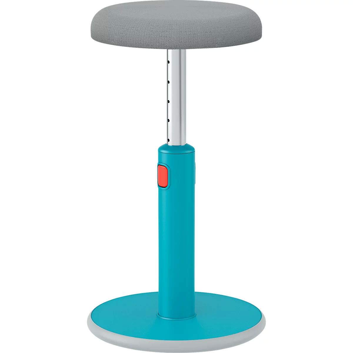 Leitz zit-sta kruk Ergo Cosy Active, B 370 x D 370 x H 460 - 790 mm, tot 110 kg, zacht blauw