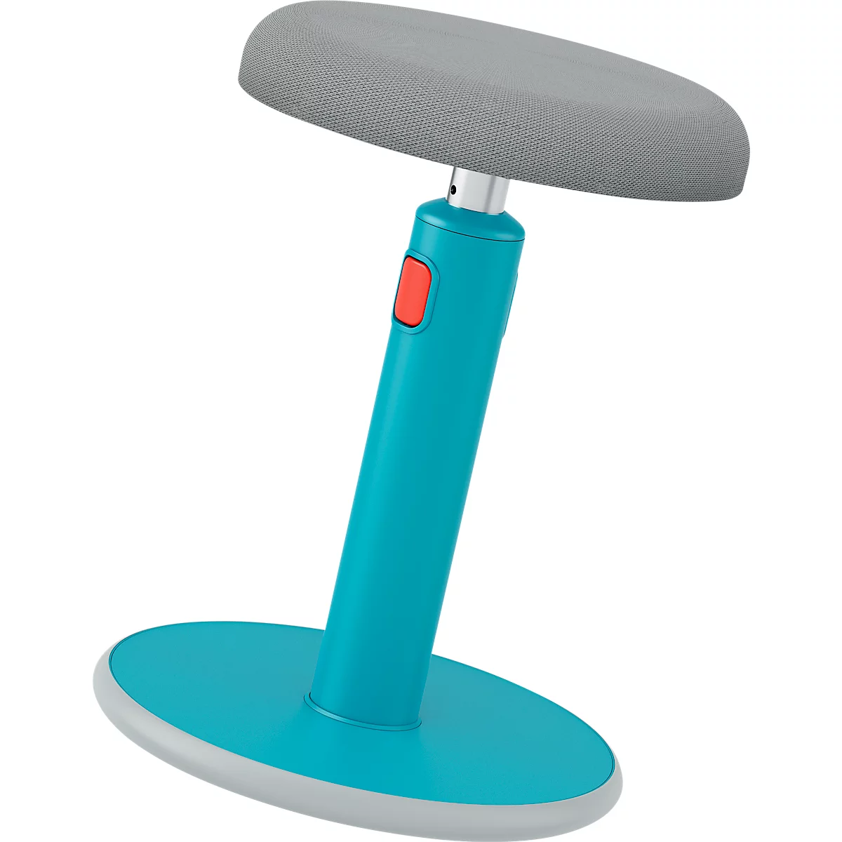 Leitz zit-sta kruk Ergo Cosy Active, B 370 x D 370 x H 460 - 790 mm, tot 110 kg, zacht blauw