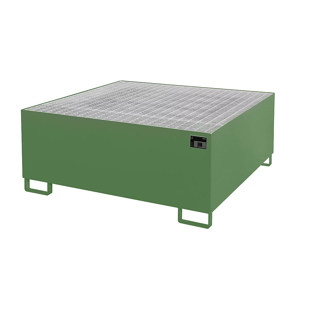 Lekbak AW 1000-1, groen RAL 6011