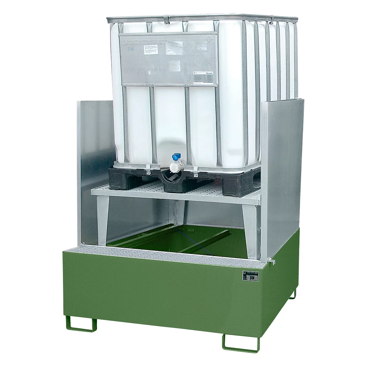 Lekbak AWA 1000-1, groen RAL 6011
