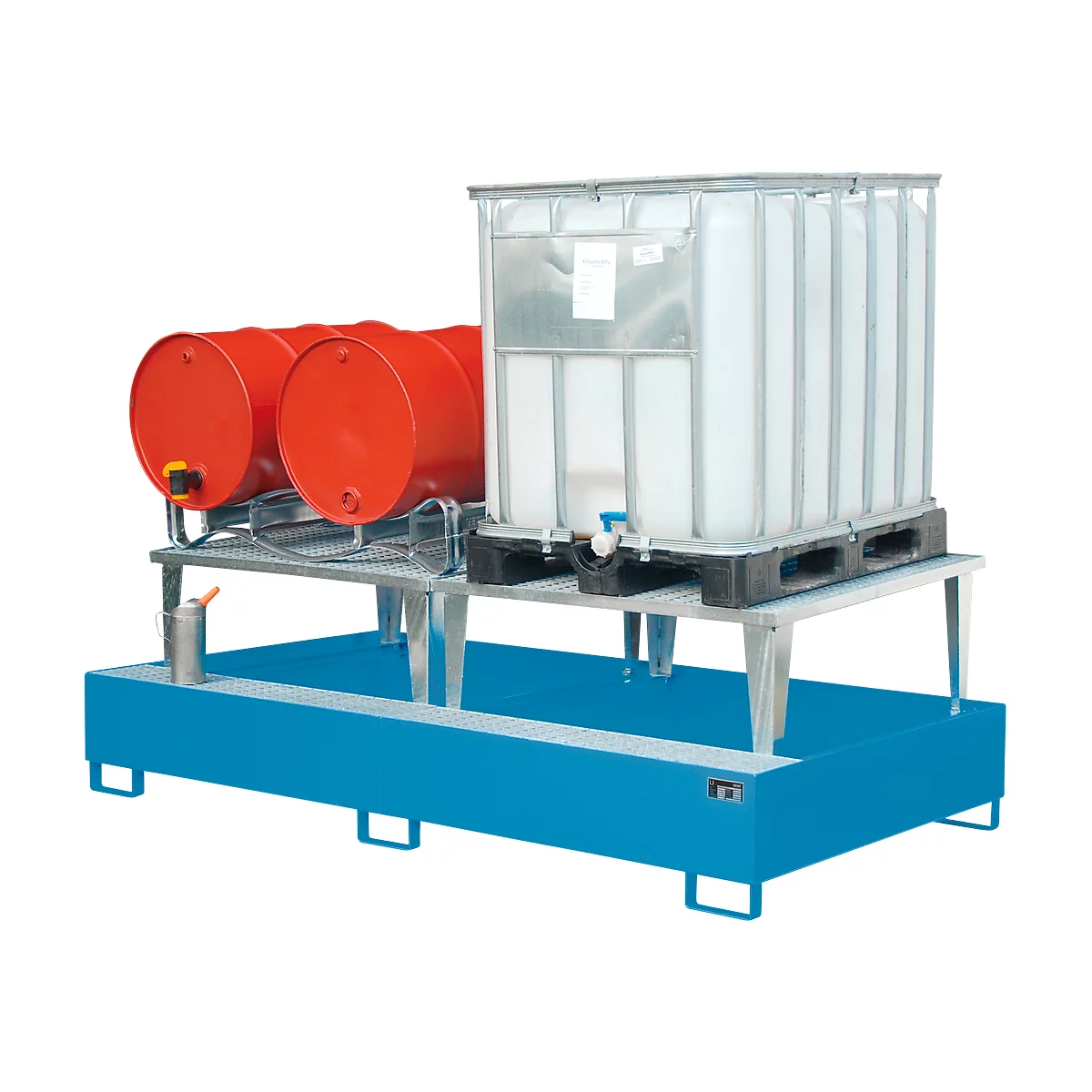 Lekbak AWA 1000-2, blauw RAL 5012