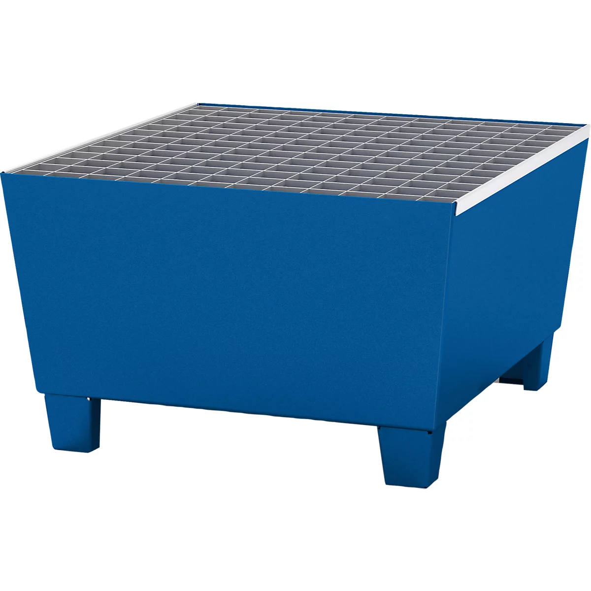Lekbak WG 20, voor 1 x 200 l vat, gelakt