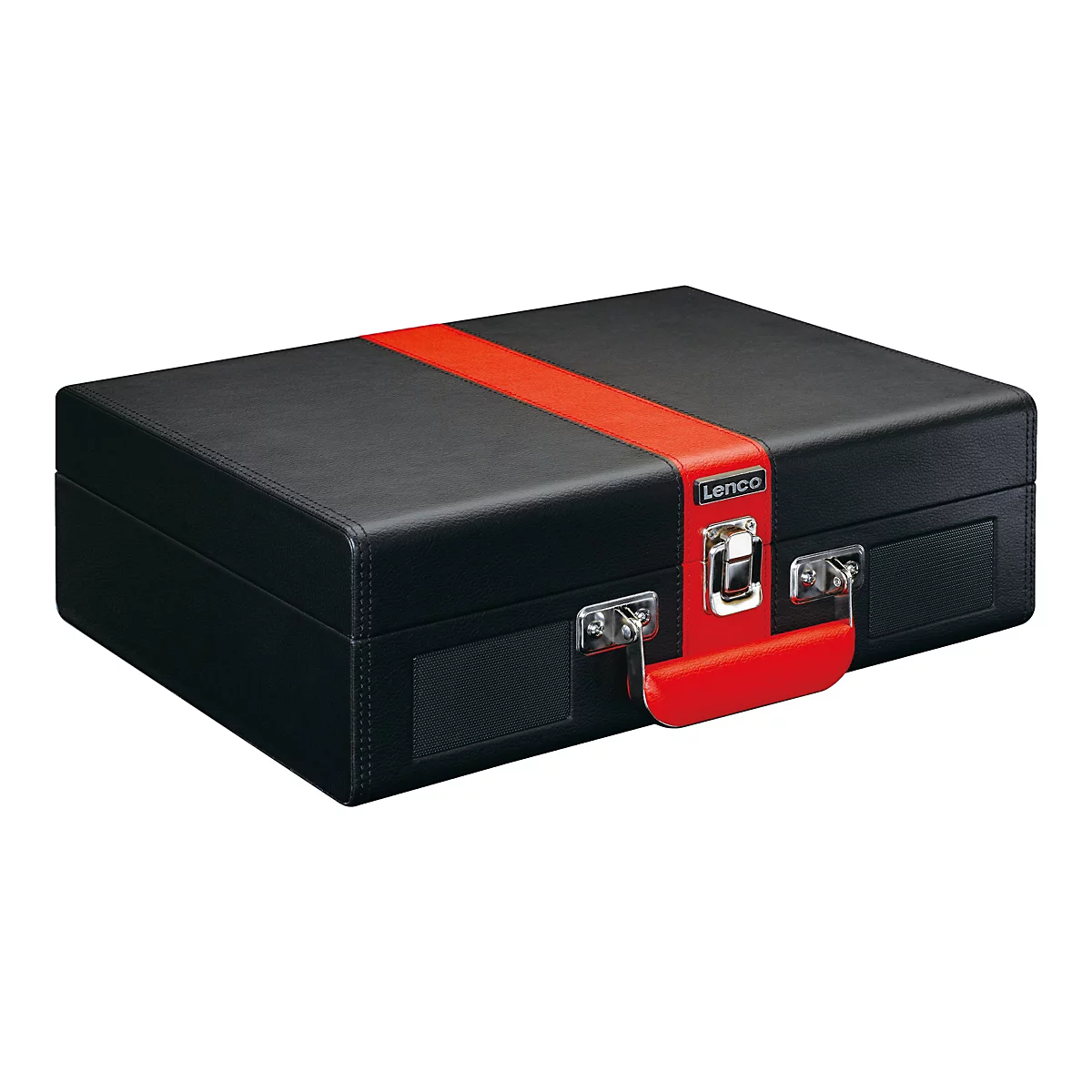 Lenco Classic Phono TT-110 - Plattenspieler - 2 x 2 Watt - Schwarz, Rot