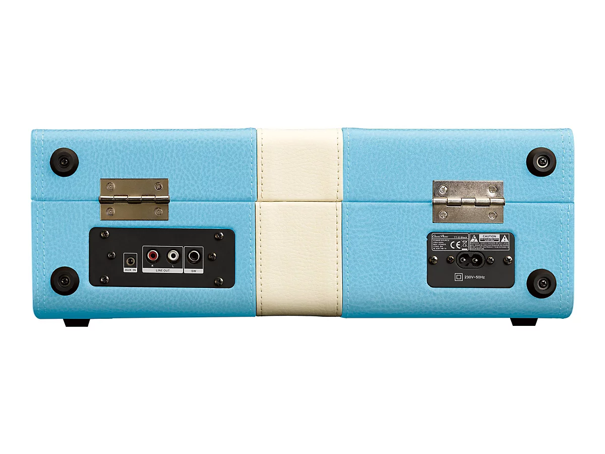 Lenco Classic Phono TT-33 - Plattenspieler - tragbar - 5 Watt (Gesamt) - Blau