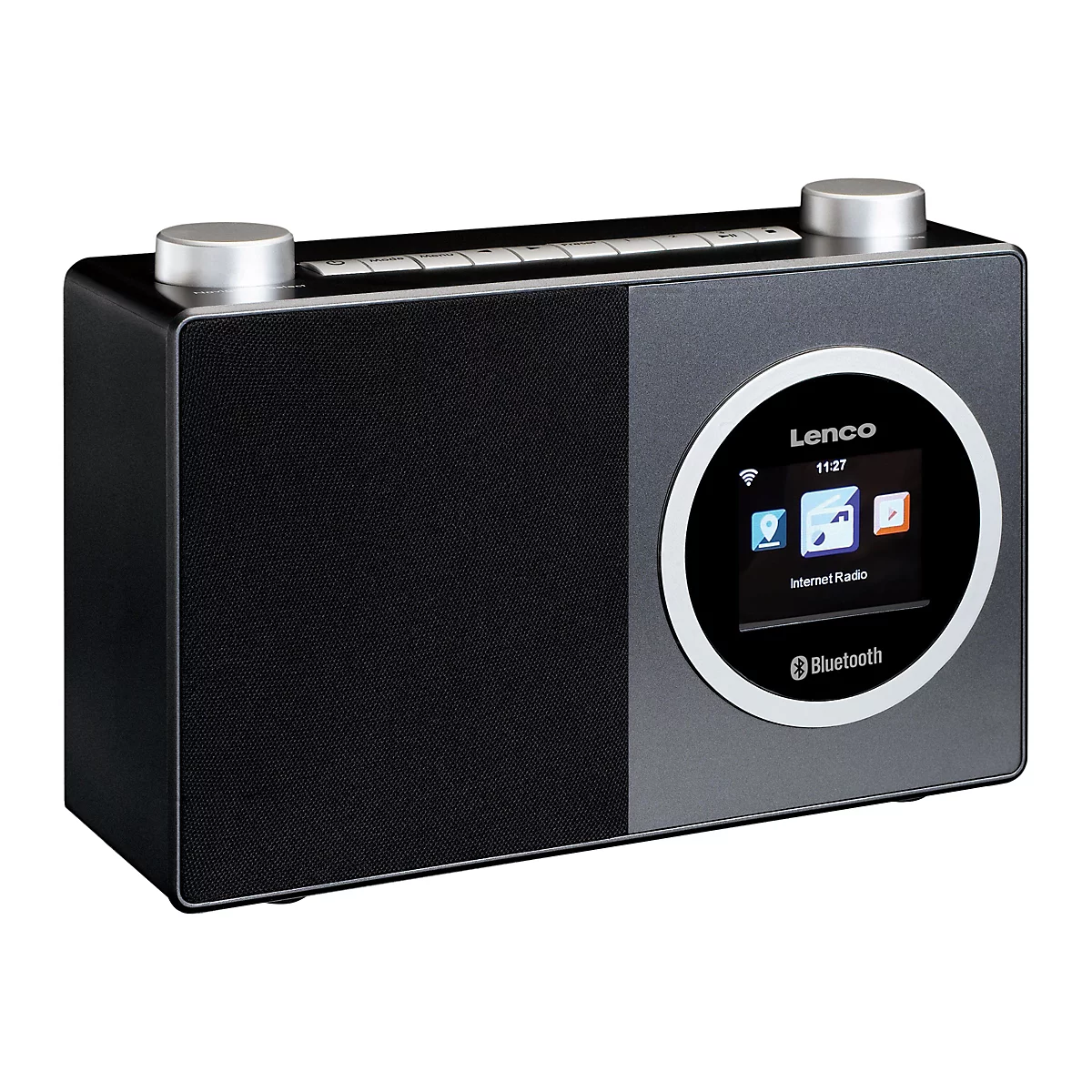 Lenco DIR-70 - Netzwerk-Audio-Player - 3 Watt (Gesamt) - Schwarz