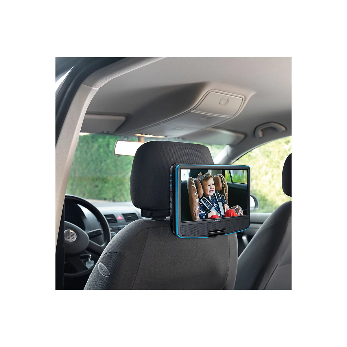 Lenco DVP-910 - DVD-Player - tragbar -Anzeige: 22.9 cm (9') - Blau