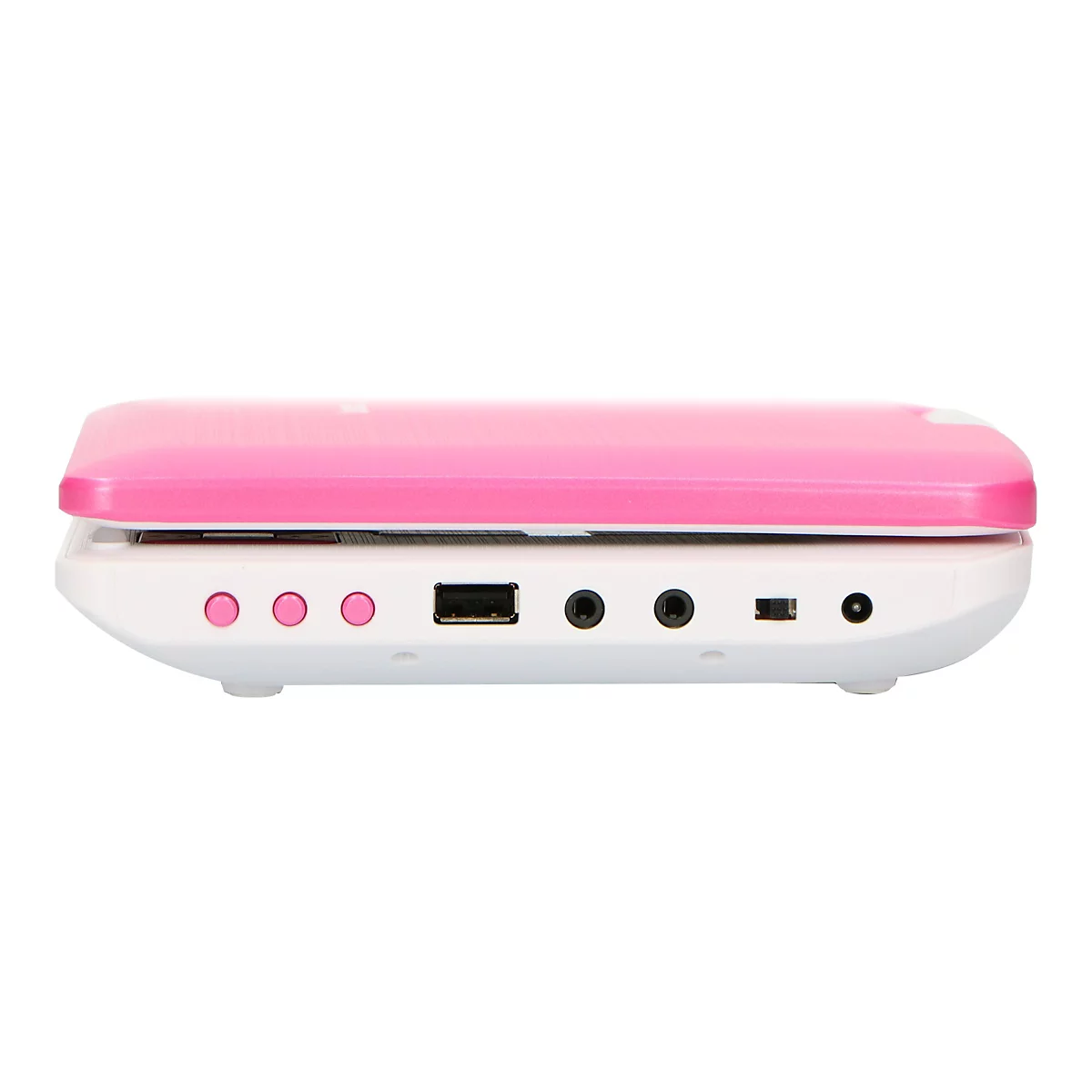 Lenco DVP-910 - DVD-Player - tragbar -Anzeige: 22.9 cm (9') - pink, weiß