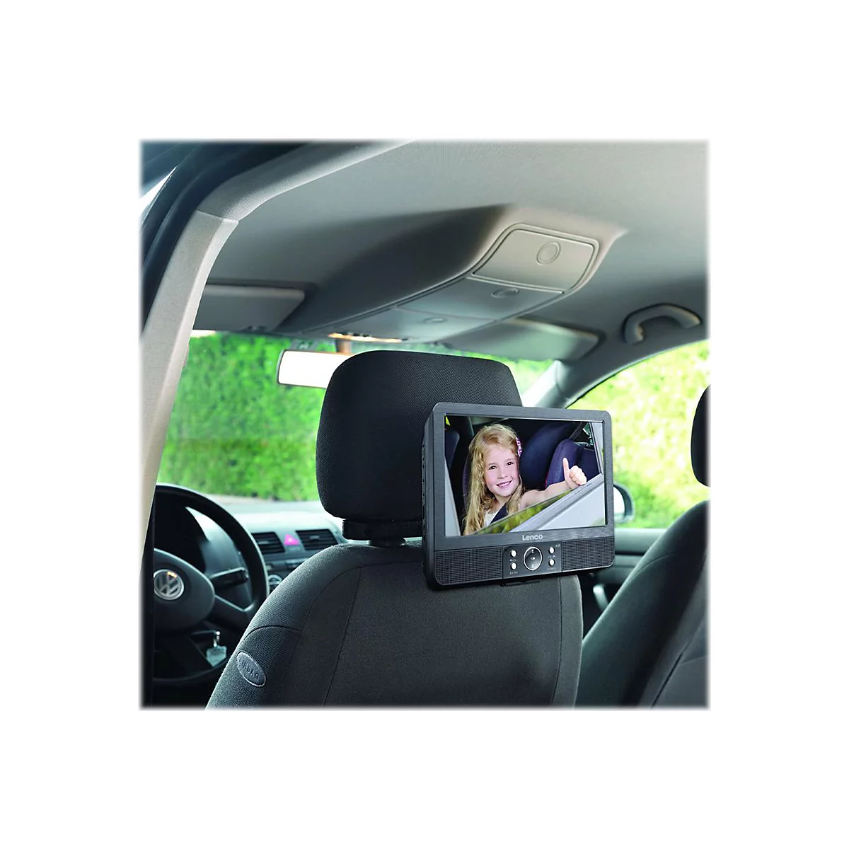 Lenco DVP-939 - Zwei LCD-Monitore / DVD-Player - Anzeige - 22.9 cm (9') - extern