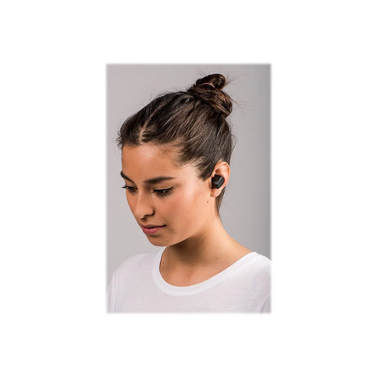 Lenco EPB-440 - True Wireless-Kopfhörer mit Mikrofon - im Ohr - Bluetooth - Schwarz