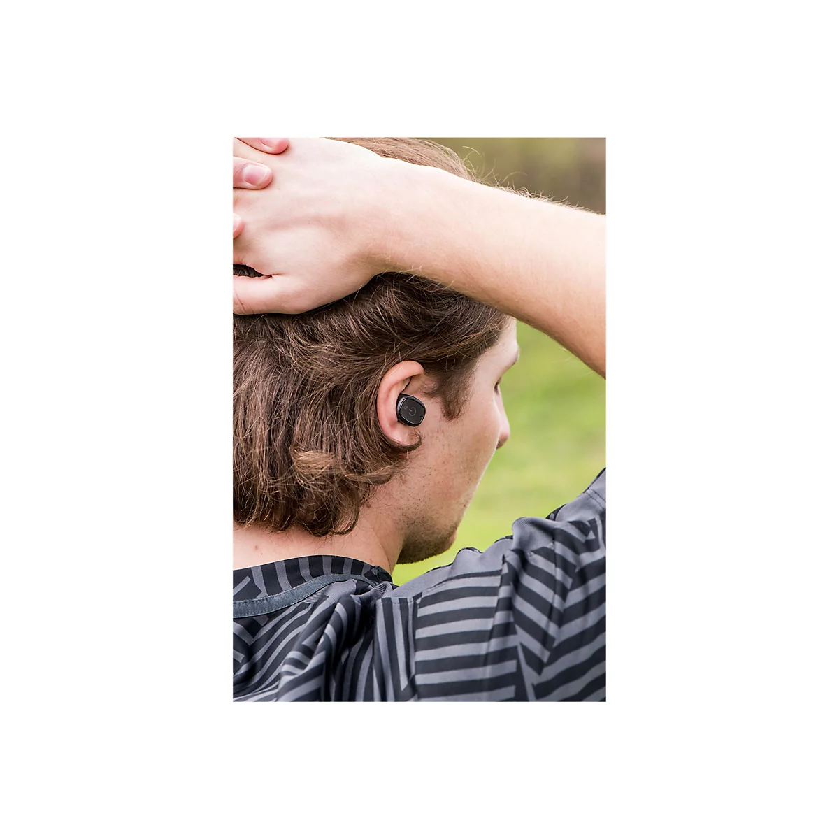 Lenco EPB-440 - True Wireless-Kopfhörer mit Mikrofon - im Ohr - Bluetooth - Schwarz