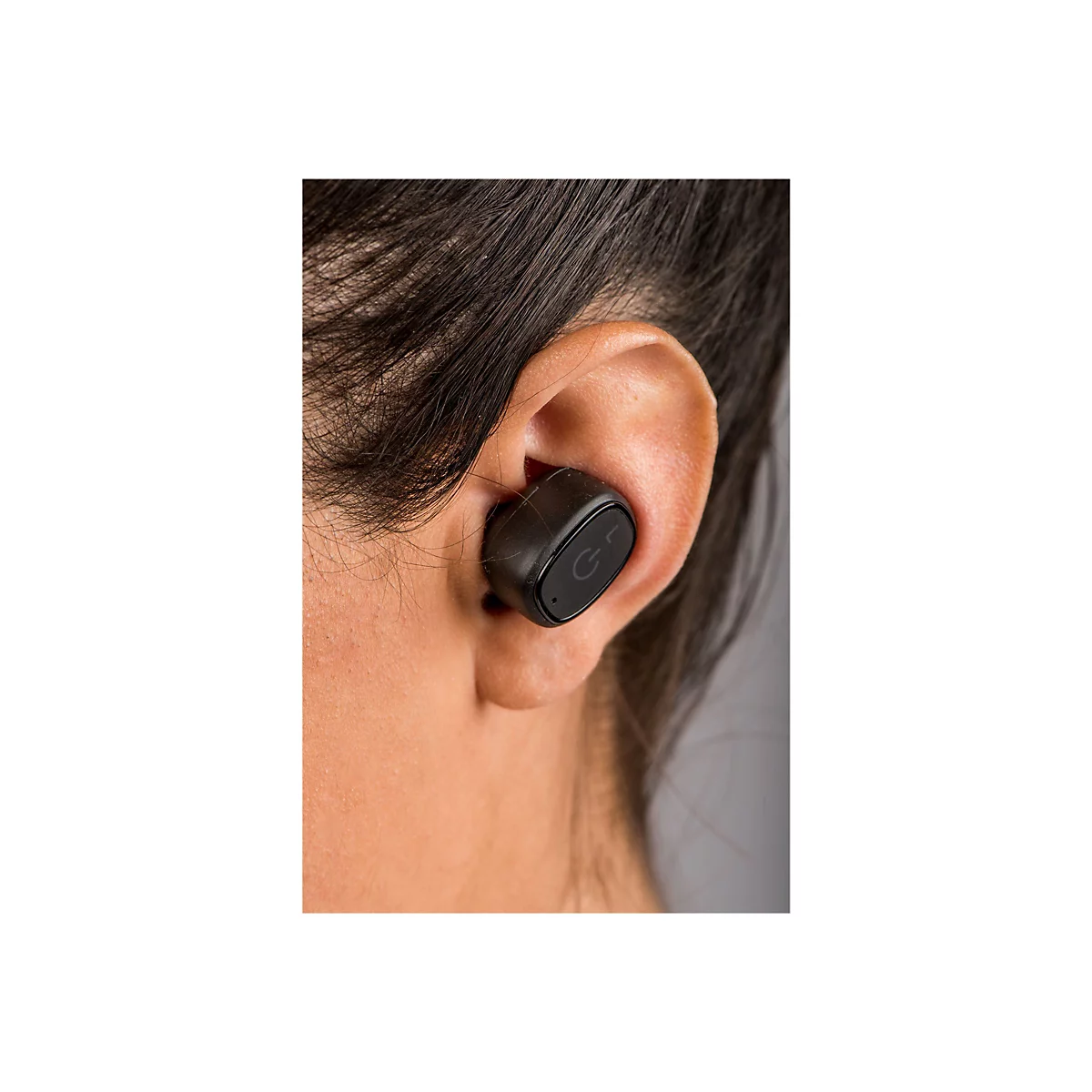Lenco EPB-440 - True Wireless-Kopfhörer mit Mikrofon - im Ohr - Bluetooth - Schwarz
