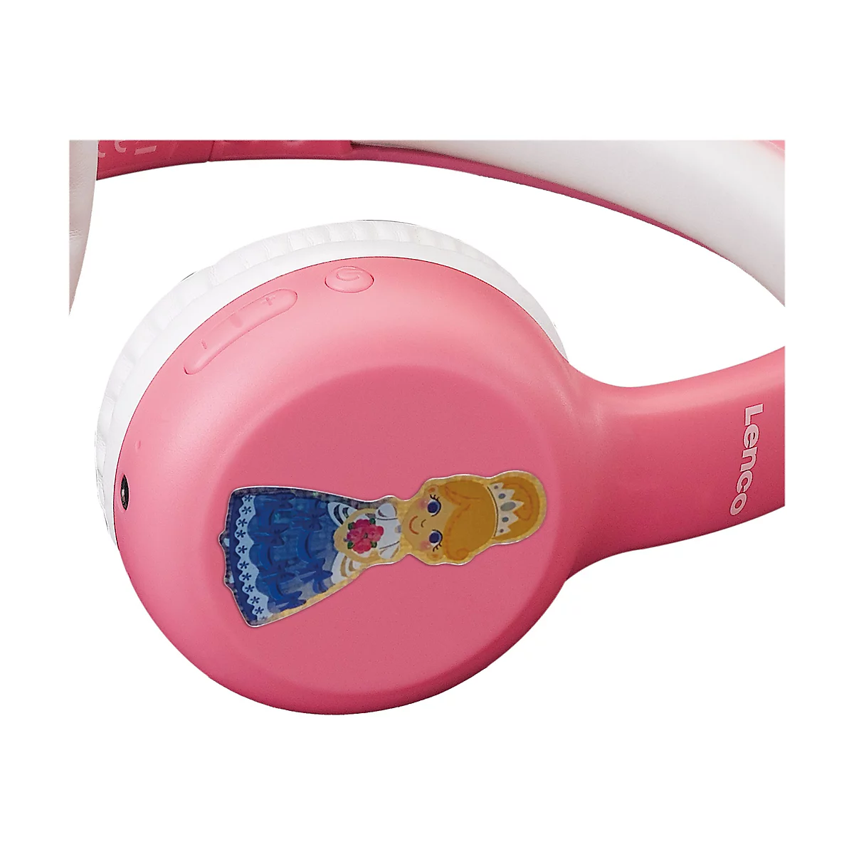 Lenco HPB-110 - Kopfhörer mit Mikrofon - On-Ear - Bluetooth - kabellos, kabelgebunden - 3,5 mm Stecker