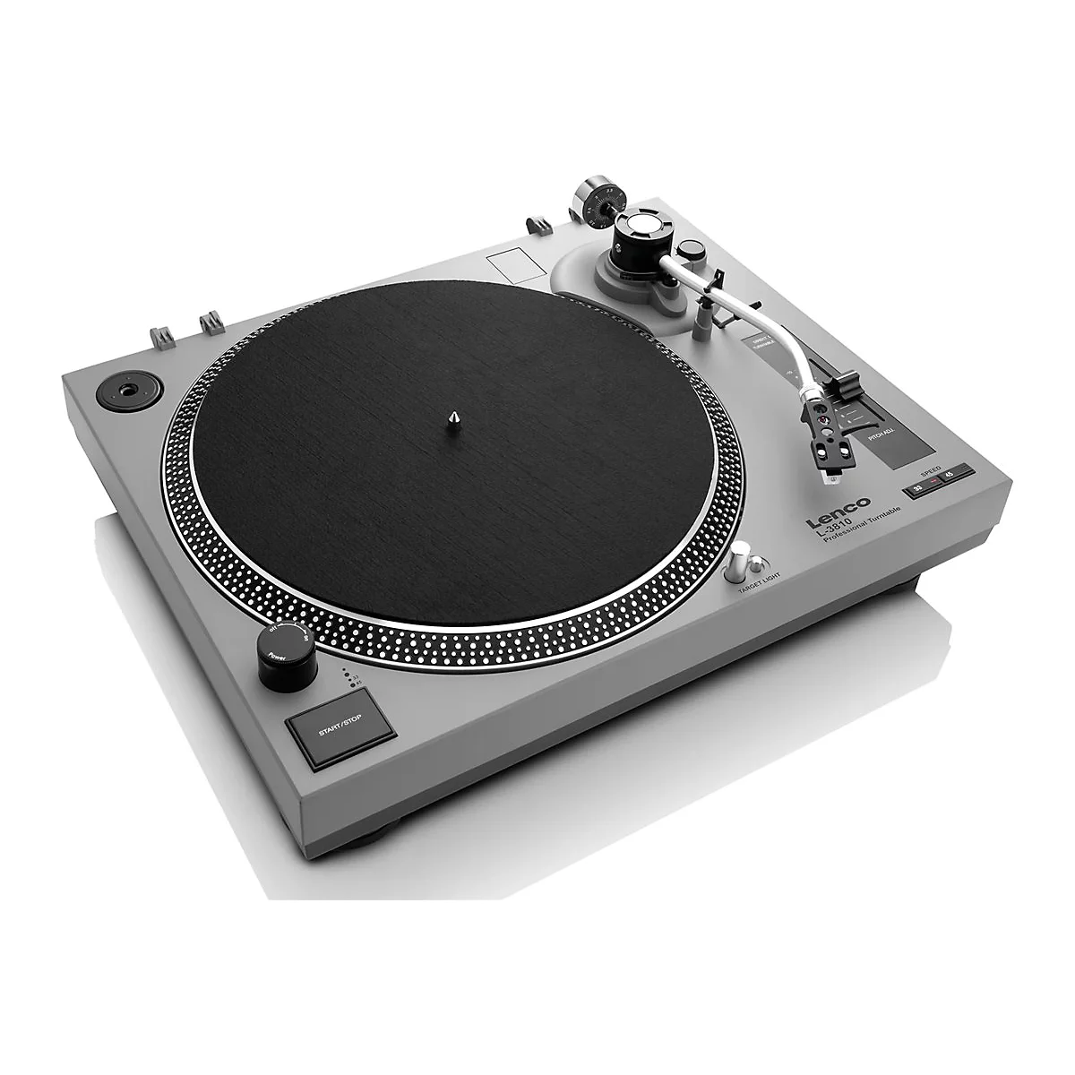 Lenco L-3810 - Plattenspieler - Grau