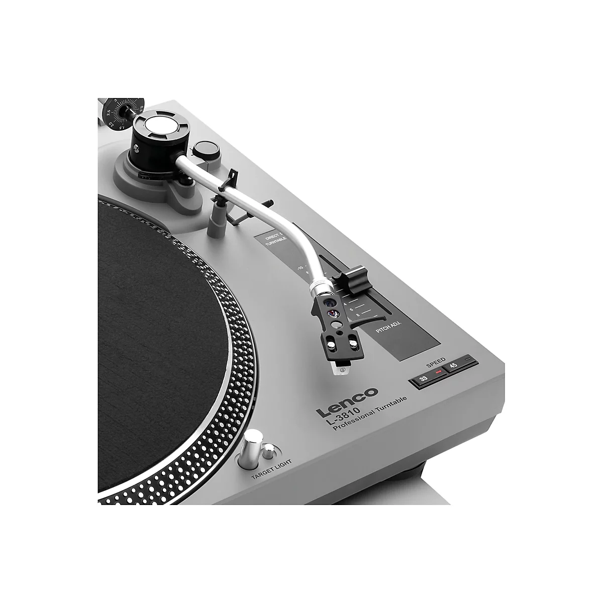 Lenco L-3810 - Plattenspieler - Grau