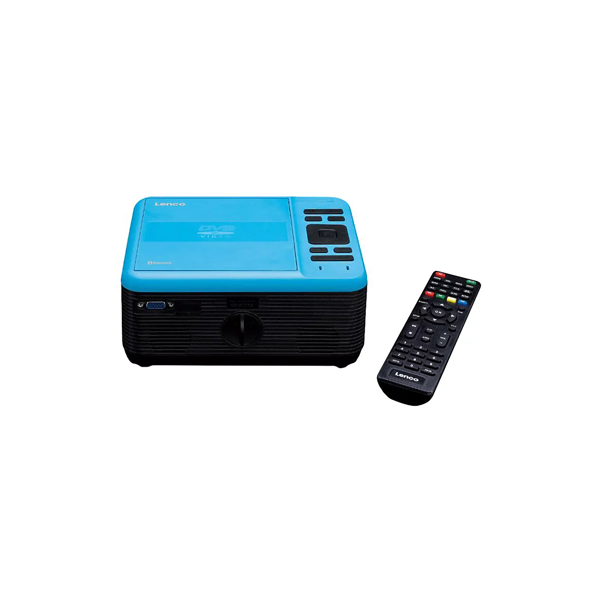 Lenco LPJ-500 - LCD-Projektor - tragbar - 2800 lm - 800 x 480 - Schwarz, Blau