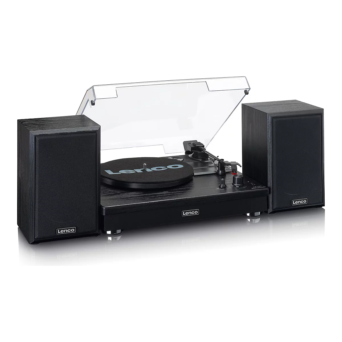 Lenco LS-101 - Audiosystem - 2 x 10 Watt - Schwarz
