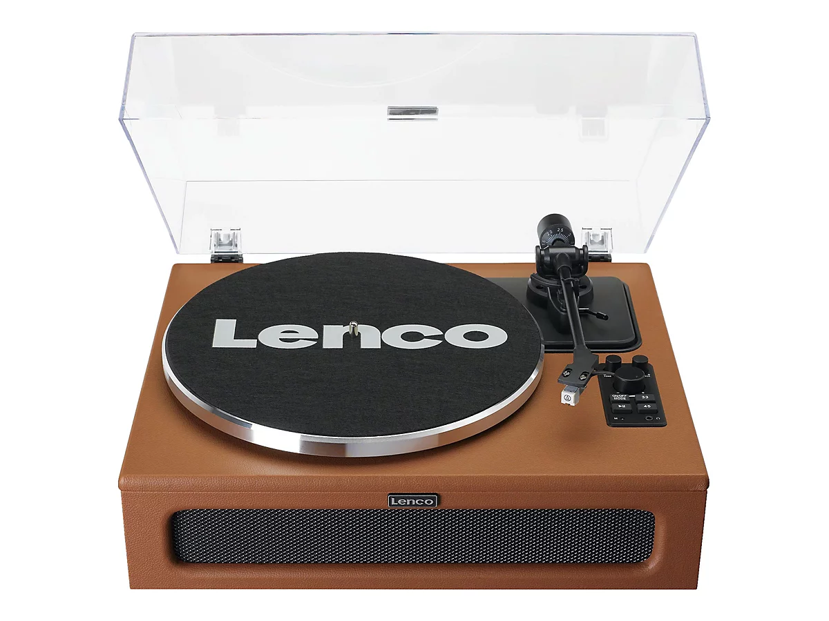 Lenco LS-430 - Plattenspieler - 40 Watt (Gesamt) - braun