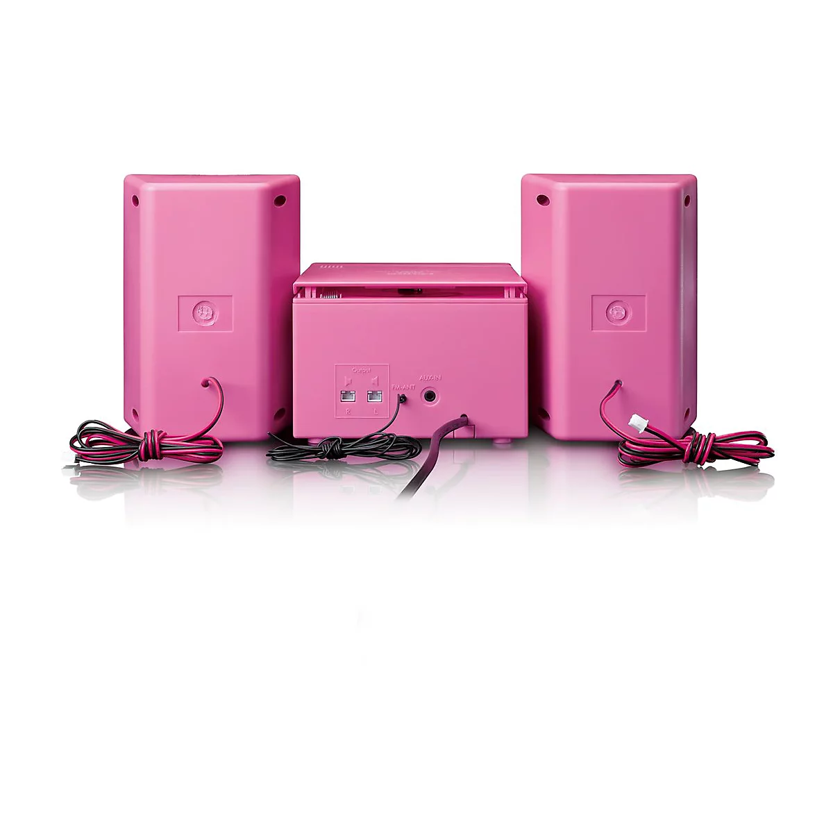 Lenco MC-013 - Microsystem - 5 Watt (Gesamt) - pink