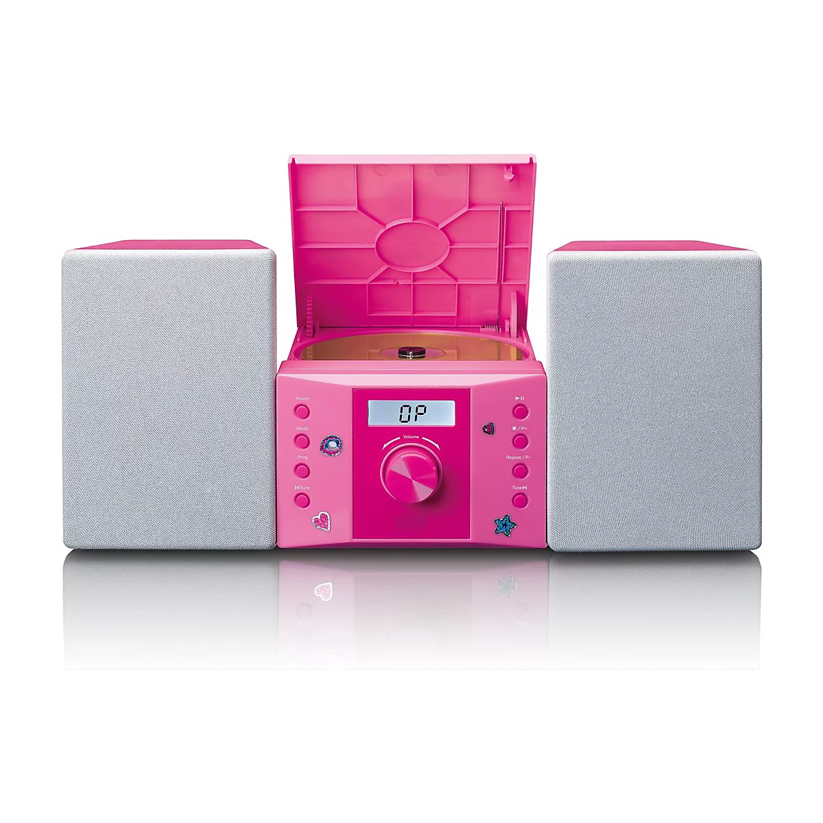 Lenco MC-013 - Microsystem - 5 Watt (Gesamt) - pink