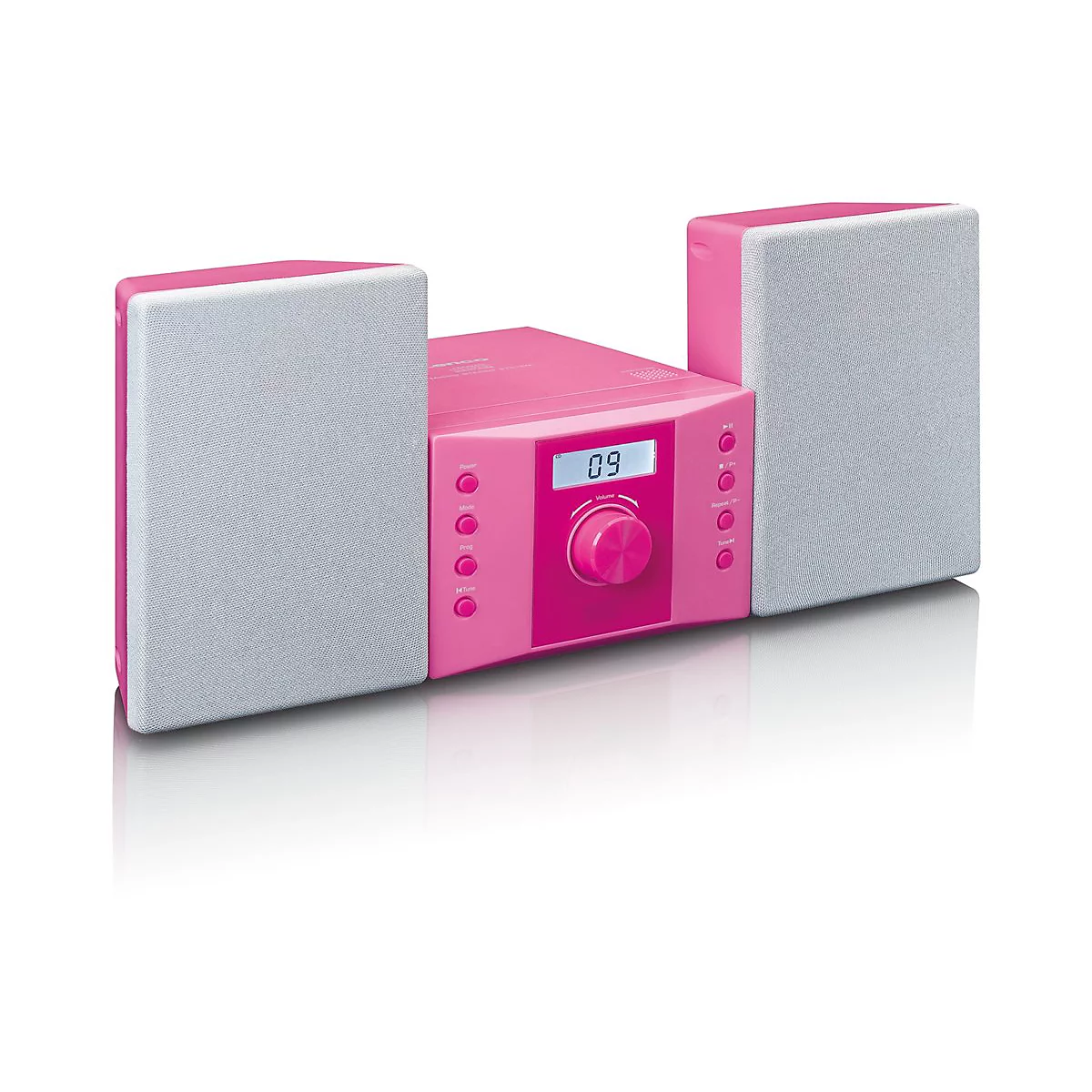 Lenco MC-013 - Microsystem - 5 Watt (Gesamt) - pink
