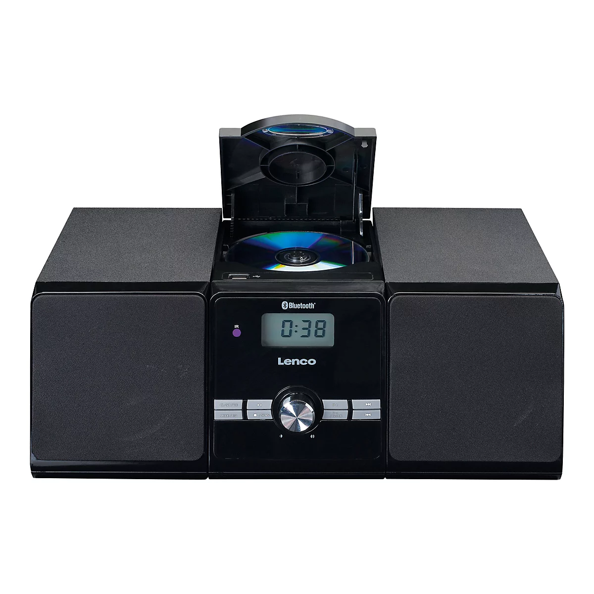 Lenco MC-030 - Microsystem - 2 x 5 Watt - Schwarz
