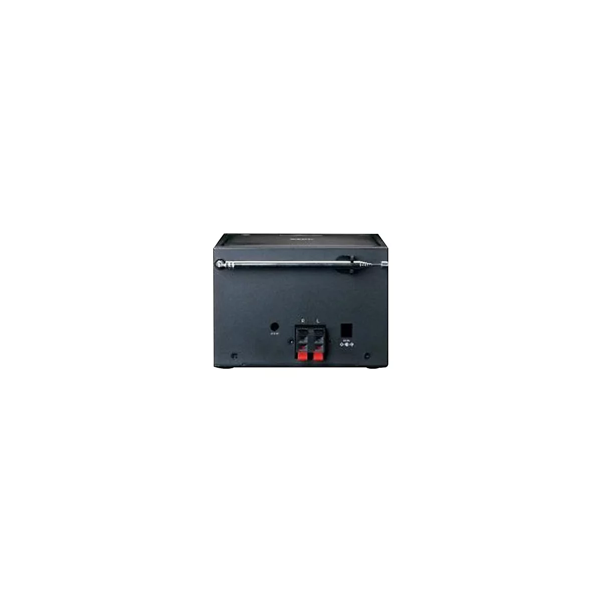 Lenco MC-250 - Microsystem - 2 x 12 Watt - Schwarz