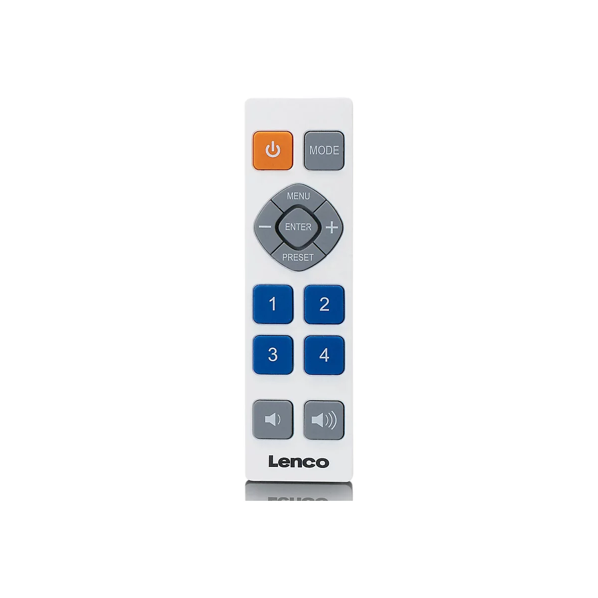 Lenco PDR-065 - Tragbares DAB-Radio - 4 Watt - kein Betriebssystem - weiß