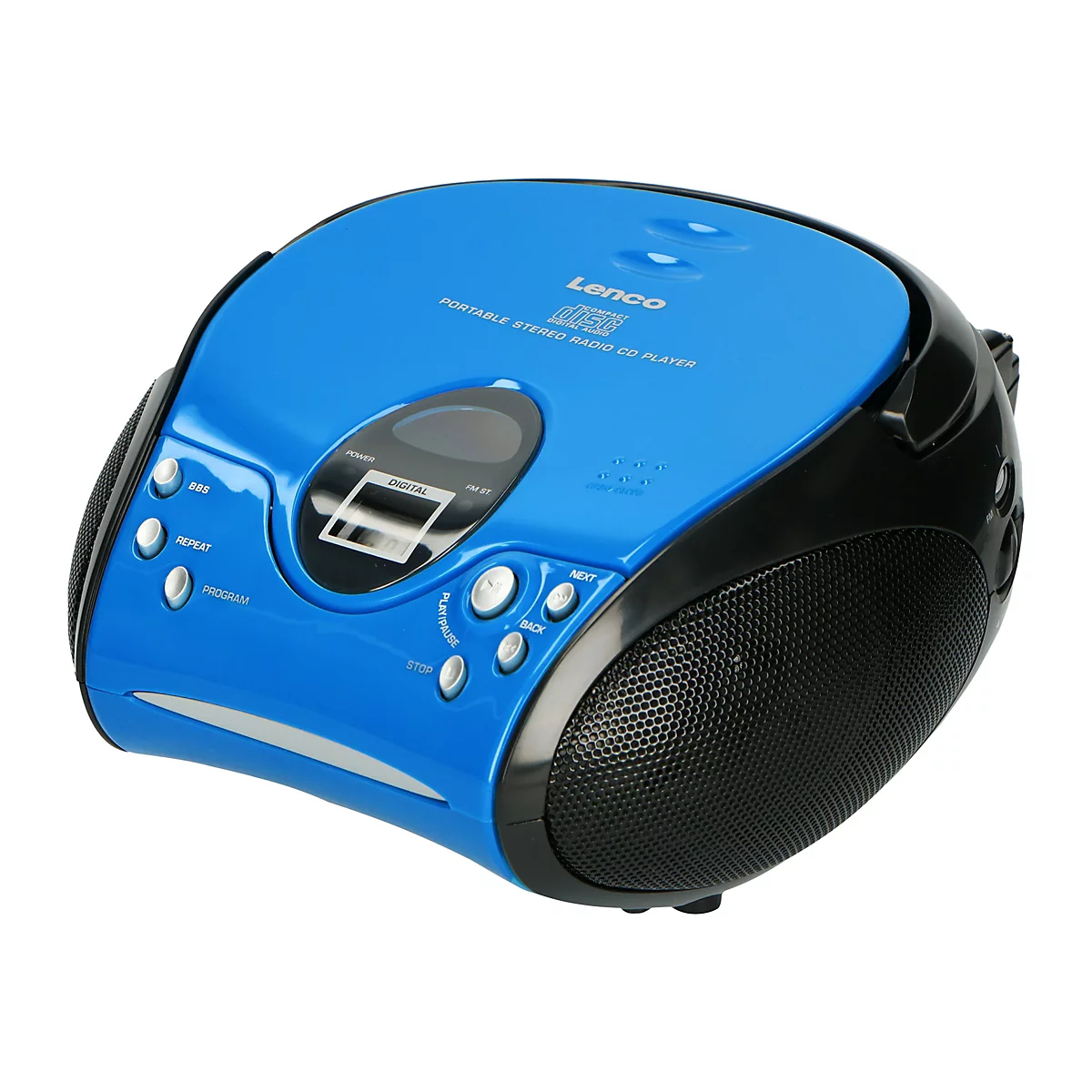 Lenco SCD-24 - Ghettoblaster - Blau