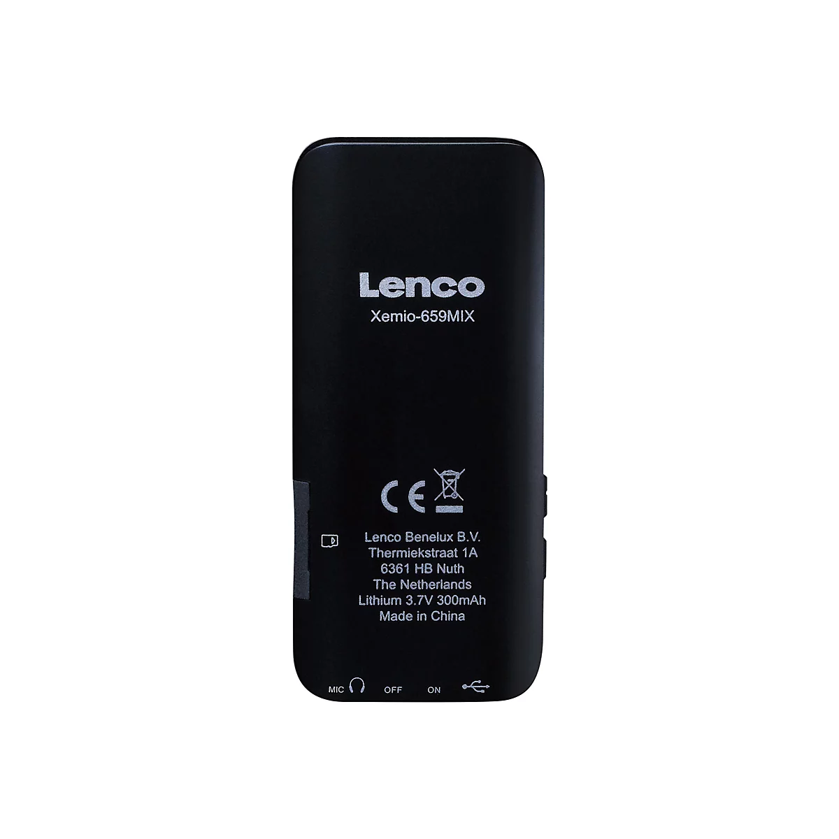 Lenco Xemio-659 - Digital Player - 4 GB - Grau, Schwarz