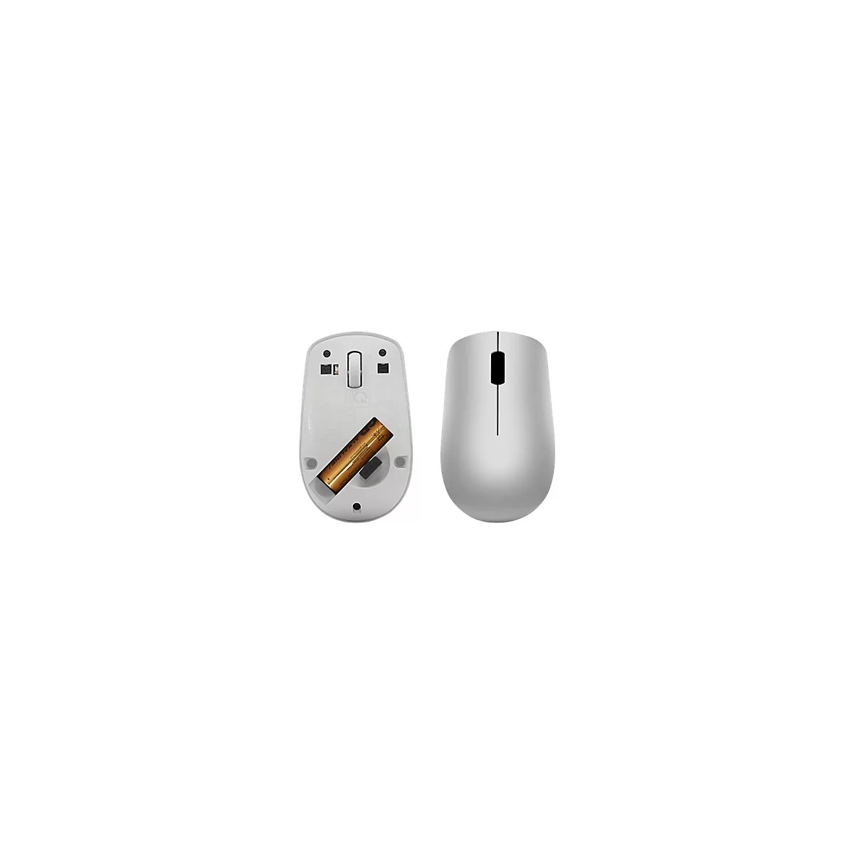 Lenovo 530 Wireless Mouse - Maus - 2.4 GHz - Platinum Grey