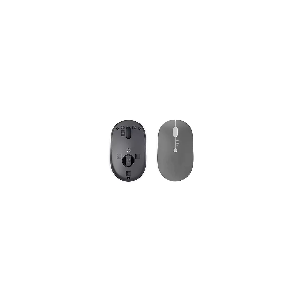 Lenovo Go Multi-device - Maus - optisch blau - 3 Tasten - kabellos - 2.4 GHz, Bluetooth 5.0